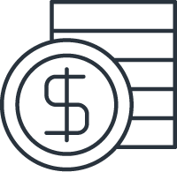 dollar icon signifying your savings due to property management