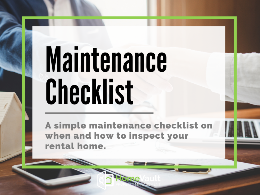 HV Lead Magnet Maintenance Checklist 1 | HomeVault